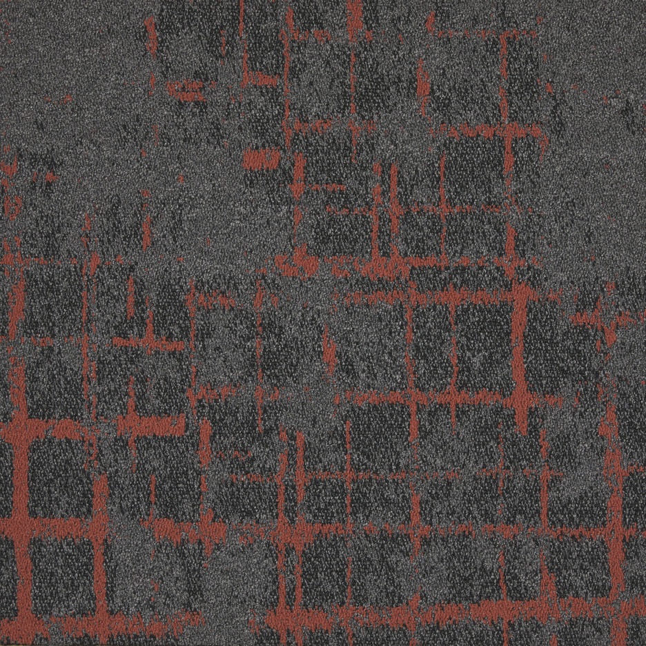 Ковровая плитка Associated Weavers Macro Tile цвет 91 Sunset 500×500×6